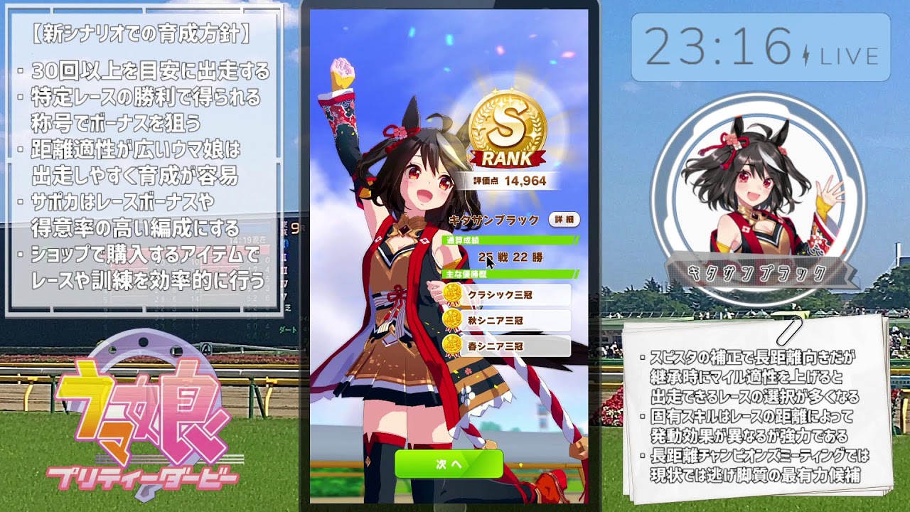 【ウマ娘】キタサンブラックを育成するよ！