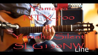 Video thumbnail for Yamaha NTX-700 & Yamaha Silent SLG130NW  - Quick Sample by Tomek Stężalski