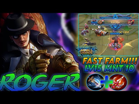 FAST ROTATION HYPER ROGER! SAVAGE | GAMEPLAY - MOBILE LEGENDS✓
