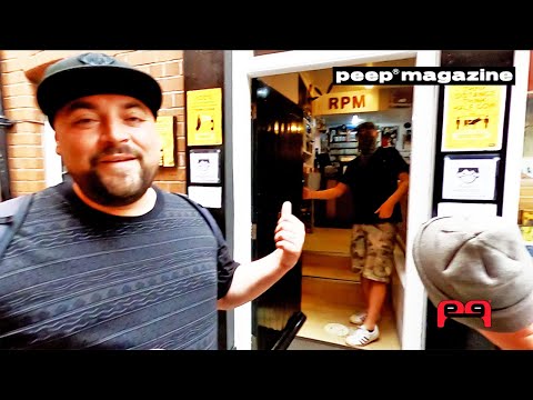 peep® RECORD DIGGIN with GILLY MAN GIRO & RICK FURY RPM MUSIC STORE NEWCASTLE