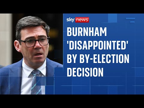 Labour defends blocking Andy Burnham's by-election bid