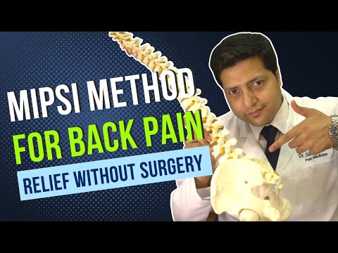 MIPSI Method Successfully Treated 4 Year Old Back Pain - Avoid Surgery