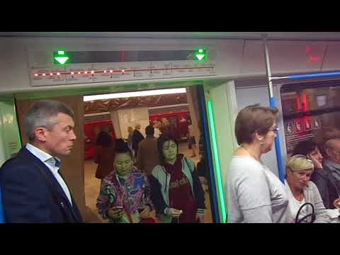 Moscow Metro Line 6: BRAND NEW 2018 Metrowagonmash 81-765/766/767 "Moscow" train