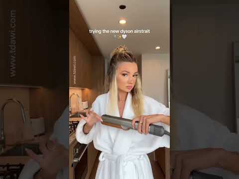 Perfect hair✨ Dyson Airstraight Get yours now from tdawi Egypt ✨ #dyson #dysonairstrait