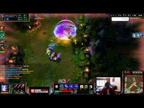 Chaox - Jinx vs Kog'Maw - bot «Maniac» [R/m] [Back to Back Pentakill]