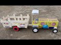 Tractor With Trolley How To Make A Tractor Matchbox Project DC Motor And Battery