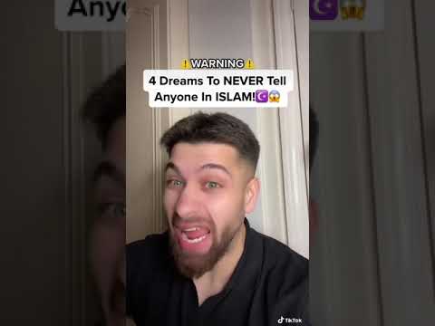 4 Dreams To NEVER Tell Anyone In ISLAM!❌😱 #islam #muslim #dreams #shorts