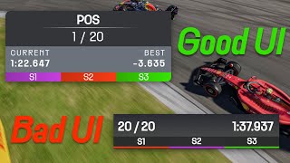 Why F1 22's interface feels worse than last year