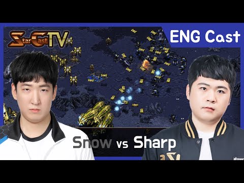 [ENG] Snow vs Sharp (PvT) - Starcraft Remastered (StarCastTV English) N-358