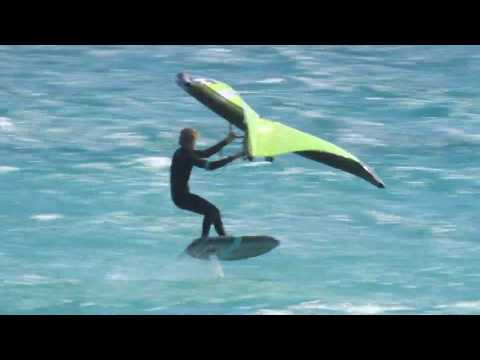 SPG Pilot- NateV 1st CAPE TOWN DOWNWIND SESSION ON INFLATABLE AIR WING