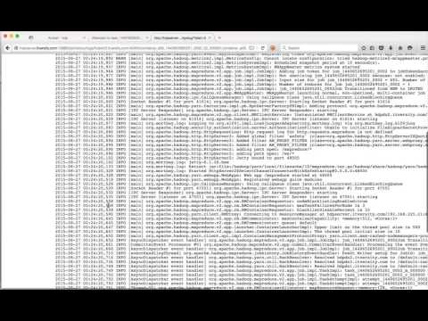 Map Reduce Execution Framework - MRv2+YARN Validation