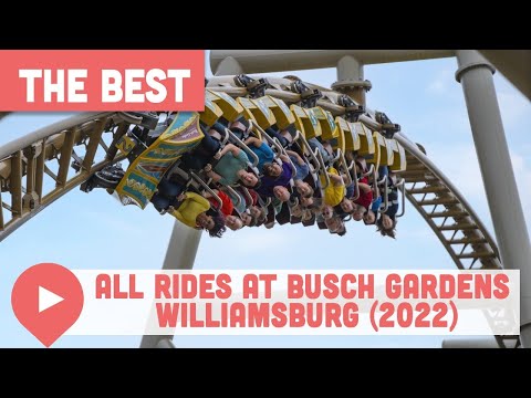 Todas as atrações no Busch Gardens Williamsburg (2022)