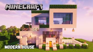 Minecraft: How to Build Cubic Modern House Tutorial