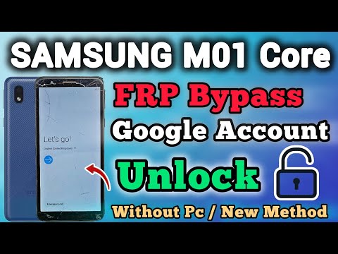 Samsung M01 Core Frp Bypass || SM-M013F Google Account Lock Unlock || Without Pc || New Method 2024.