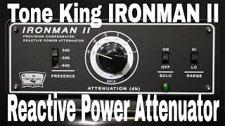 Video thumbnail for Tone King Iron Man II Reactive Power Attenuator | There's no other like it! | Demo by Shawn Tubbs by Shawn Tubbs