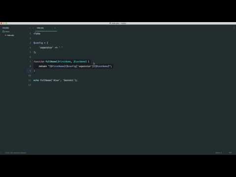 PHP Basics Functions Let s talk about scope 27 35