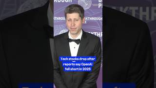 #Tech #stocks drop after reports say #OpenAI fell short in 2025