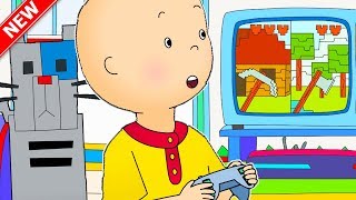 ★NEW★ 🎮 Caillou plays Video Games ⛏ Funny
