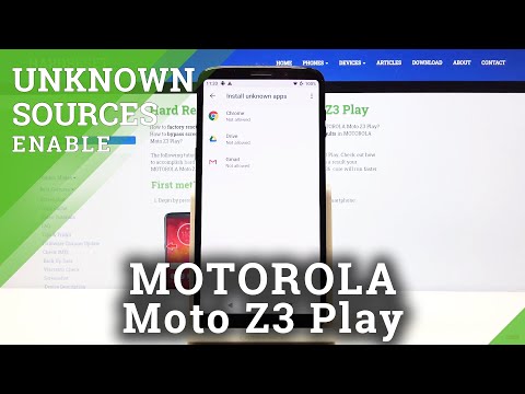 How to Allow Unknown Sources in MOTOROLA Moto Z3 Play – Unknown Sources