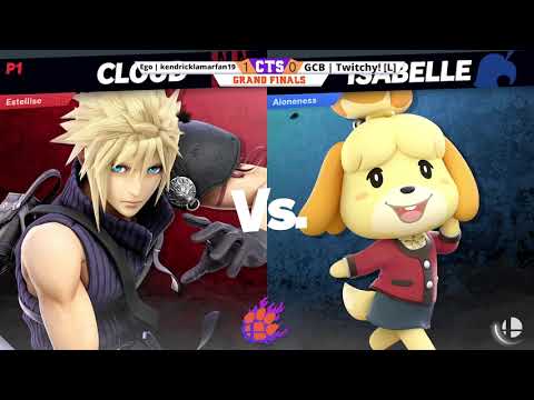Clocktower Smash 123 - GF - kendricklamarfan19 (Cloud) vs. Twitchy! (Sora, R.O.B., Isabelle) - SSBU