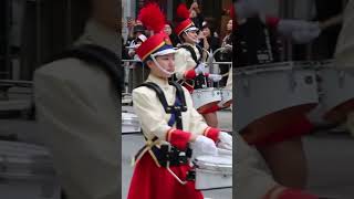 警視庁　音楽隊　鼓隊　女性警察官　銀座 交通安全ゴールデンパレード