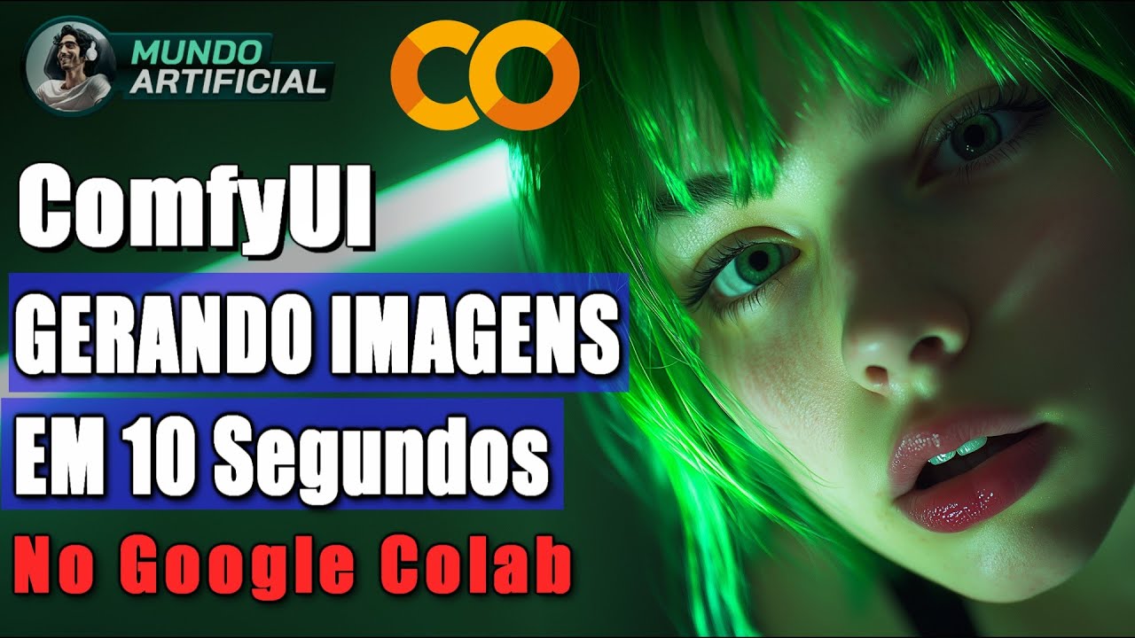 ComfyUI ONLINE, Flux e Stable Diffusion para quem não tem Placa de Vídeo! Google Colab