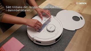 Bosch Home Robotics Spotless HowTo Filter cleaning and replacement SE