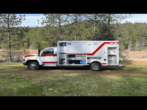 The Craziest Camper I’ve Toured… And It’s an Ambulance  #ambulanceconversion, #offgridvanlife, #