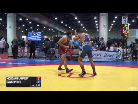 66 Round of 32 - Morgan Flaharty, Colorado Springs vs David Perez, East Stroudsburg