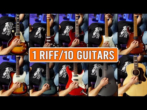 I played 1 RIFF in 10 GUITARS