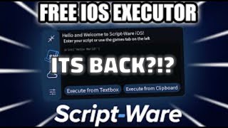 Script-Ware ipa is back (Bypassed)