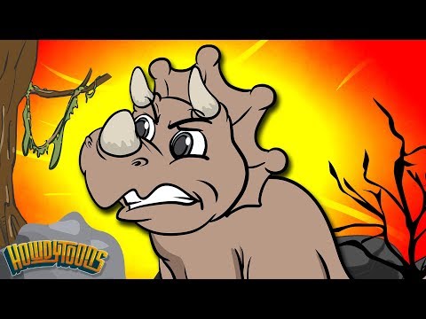 Dinosaurs Walking Through the Desert - Dinosaur Songs from Dinostory by Howdytoons S02E3