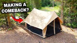 Are Canvas Tents the *OLD* New Thing in Camping?
