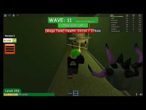 Zombie Attack killing the Mega Tank - Boss