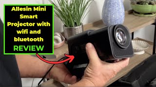 Allesin Mini Smart Projector with wifi and bluetooth Review