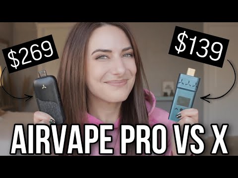 COMPARING AIRVAPE X AND AIRVAPE LEGACY PRO | dry herb vape sesh with me