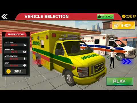 Stickman Rescue Ambulance Game | Driving Gameplay Android | Hannu Games