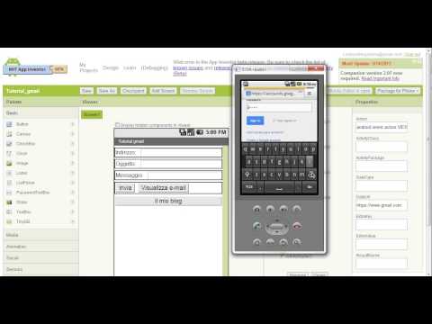 [IL FINALE DELLA PARTE 2]-Come inviare un' e-mail (gmail e non solo) con app inventor