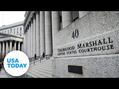 Exterior of courthouse after jury finds Ghislaine Maxwell guilty (LIVE) USA Today