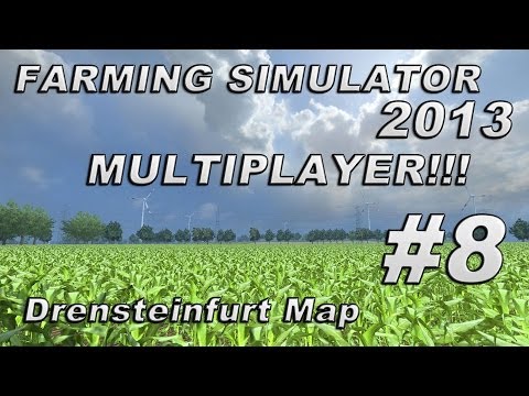Let's Play Farming Simulator 2013 Multiplayer with ThomasSweden - Ep. 8 - Drensteinfurt Map!