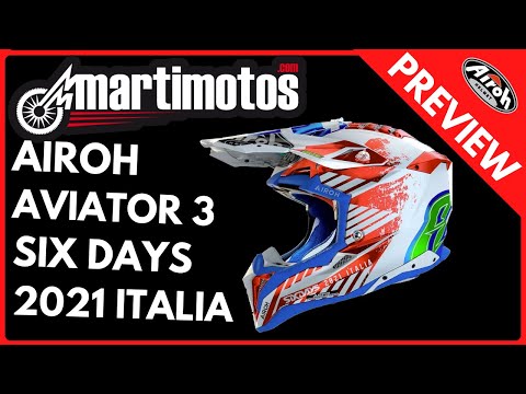 MX helmet Airoh Aviator 3 Six Days Italy -37%