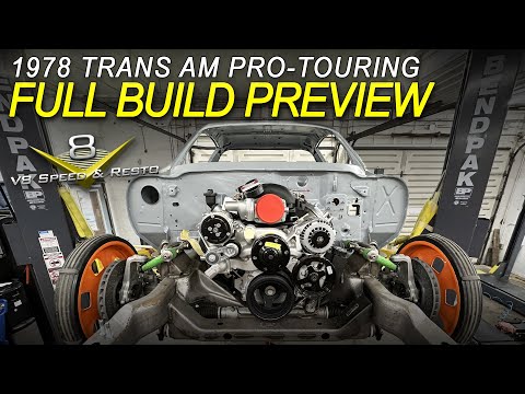 Pro Touring 1978 Pontiac Trans Am Independent Rear Suspension Detroit Speed Subframe Build Preview