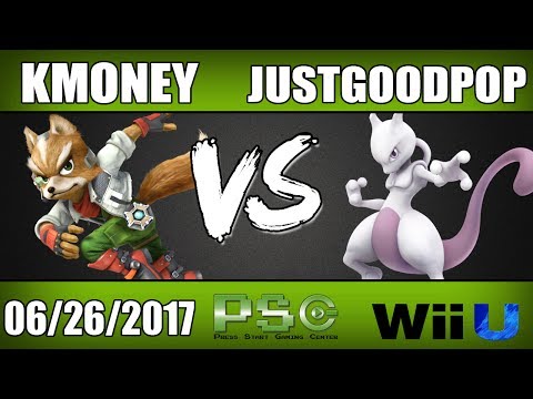 KMoney (Fox) vs Justgoodpop (Mewtwo/Marth) - Wii U Winners Round 2 S4M