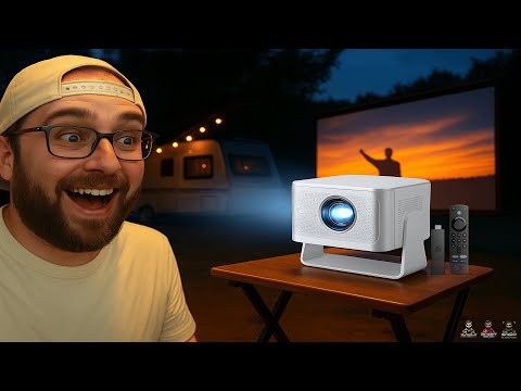 🌍 The ULTIMATE Portable Projector for Movies Anywhere! (This Shocked Me)