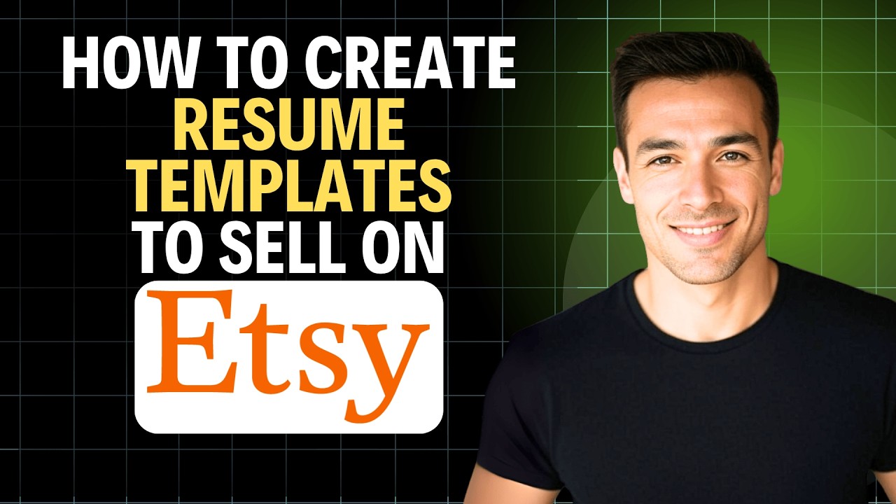 How to Create Resume Templates to Sell on Etsy 2026 ( Full Tutorial )