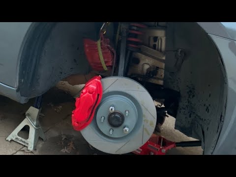 Brembo swap, on a dodge Charger.