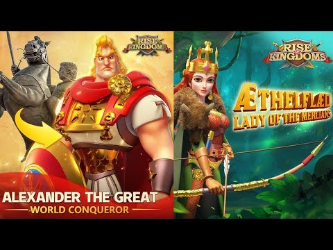 ALEXANDER THE GREAT and Æthelflæd - MAX WHEEL SPIN! - Rise of Kingdoms