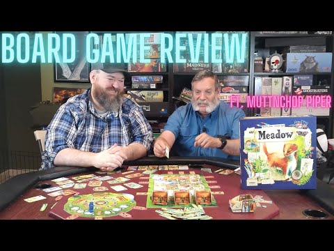 Meadow Board Game Review (Featuring Muttnchop Piper )