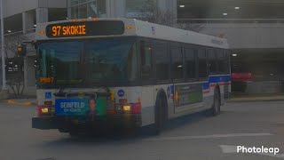 CTA BUS #1834 - #2008 NewFlyer D40LF - ROUTE 97 SKOKIE