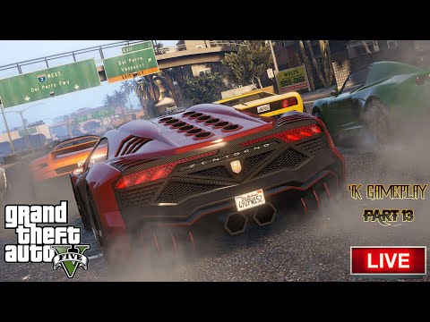 🔴GTA 5 Story Mode Part 13  Gameplay | 4k Ultra Realistic Graphics | Natural Vision Remastered gaming